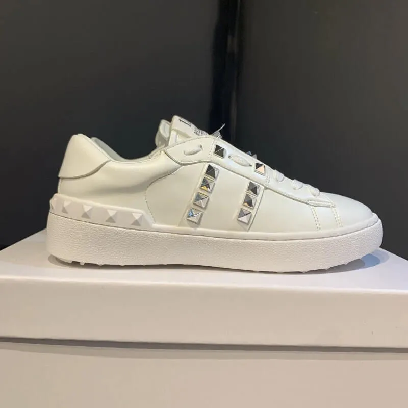 11:11 Lucky Classic Leather Stud Sneakers White/ Studded  Colors