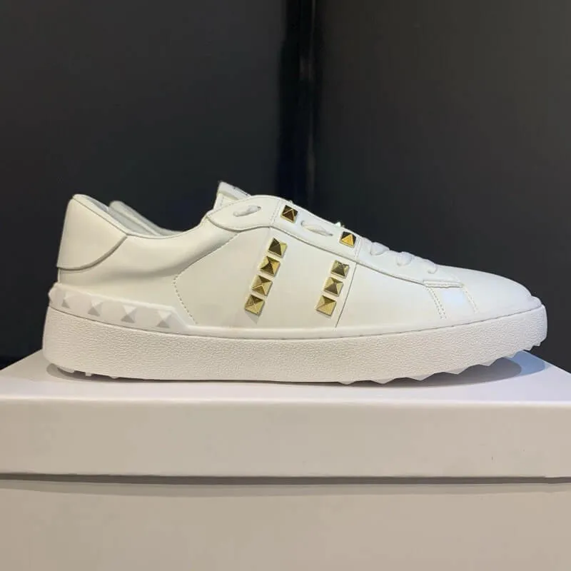 11:11 Lucky Classic Leather Stud Sneakers White/ Studded  Colors