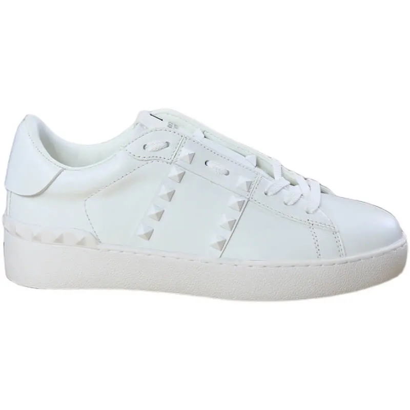 11:11 Lucky Classic Leather Stud Sneakers White/ Studded  Colors