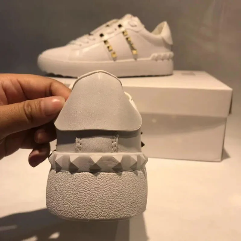 11:11 Lucky Classic Leather Stud Sneakers White/ Studded  Colors