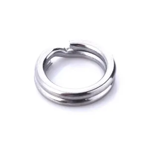 12mm HENGJIA SS010 50 in 1 Stainless Steel Flat Ring Fishing Space Fittings