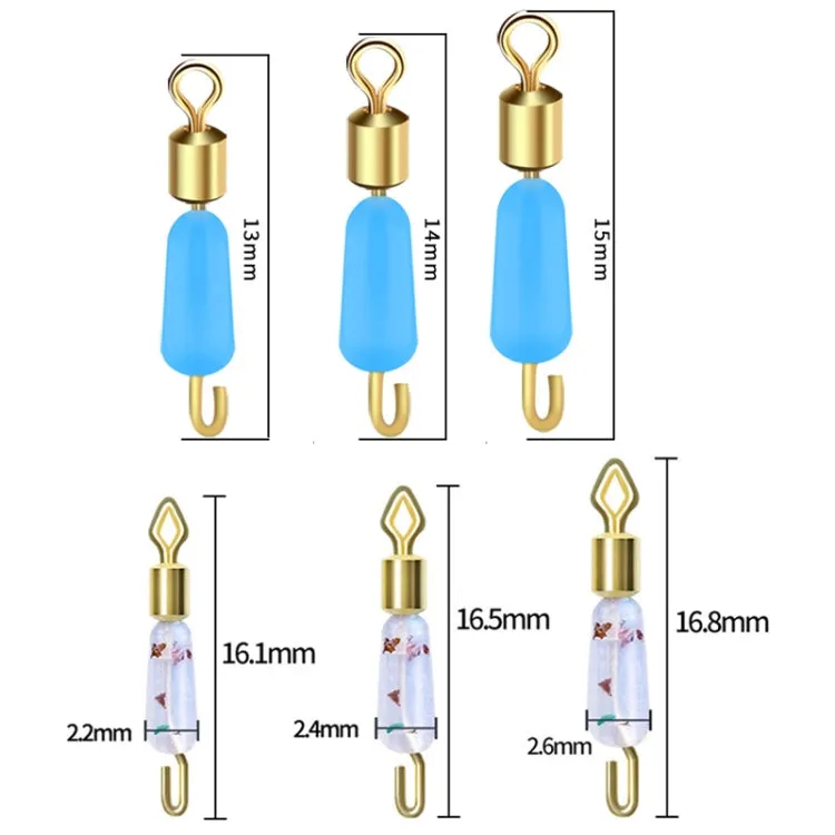 50 PCS HS-052 Silicone Eight-Shaped Ring Connector, Specification: Medium(Rhombus Colorful)