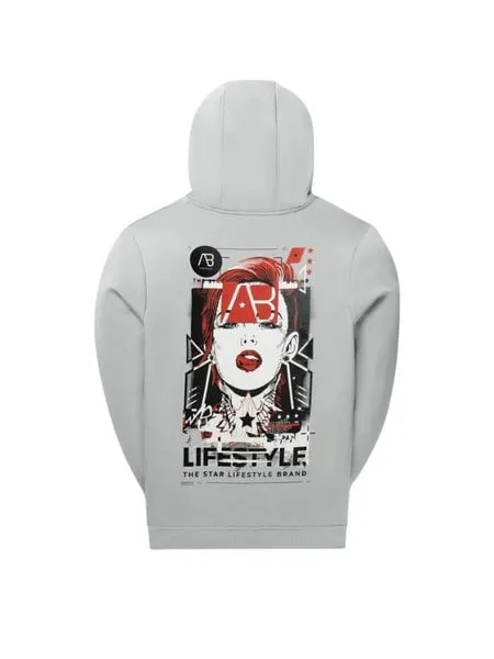 AB Lifestyle AB Lifestyle Bonnie &amp; Pride Hoodie - Ultimate Grey