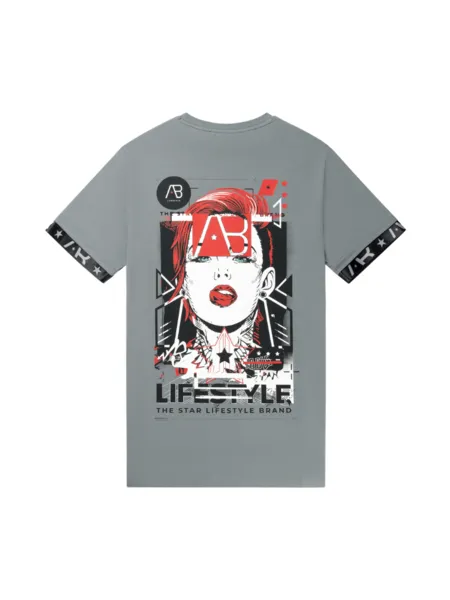 AB Lifestyle AB Lifestyle Bonnie &amp; Pride Tee - Dark Grey