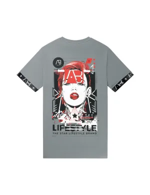 AB Lifestyle AB Lifestyle Bonnie &amp; Pride Tee - Dark Grey