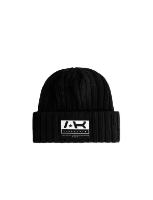 AB Lifestyle AB Lifestyle Cut Beanie - Jet Black