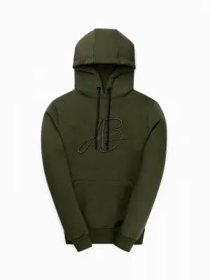 AB Lifestyle AB Lifestyle Embroidered Signature Hoodie - Green