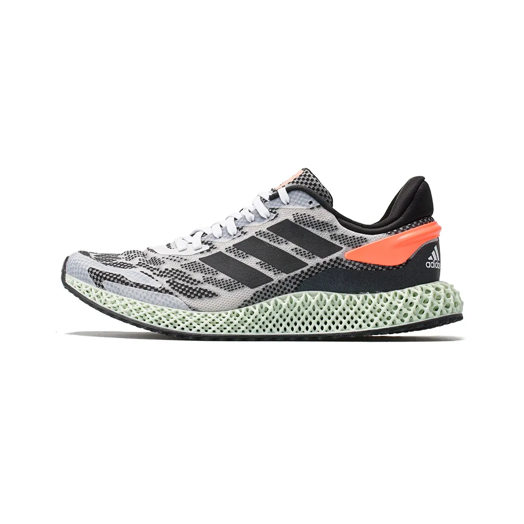 adidas - 4D Run 1.0 (Cloud White/Core Black/Signal Coral)