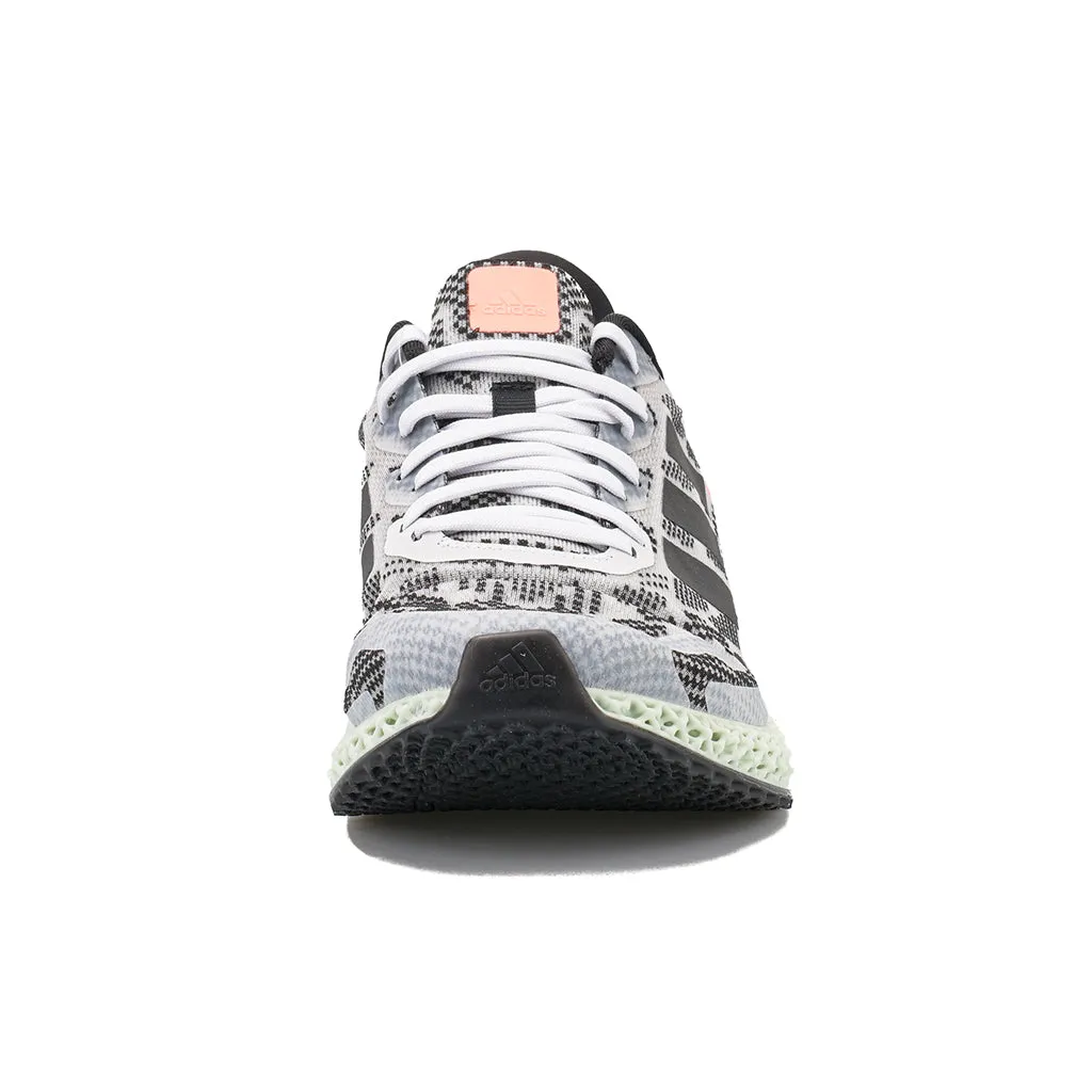 adidas - 4D Run 1.0 (Cloud White/Core Black/Signal Coral)