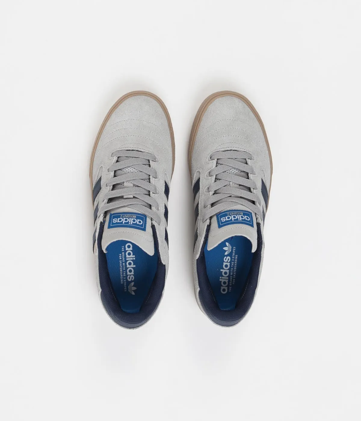 Adidas Busenitz Vulc II Shoes - Grey Two / Collegiate Navy / Gum4