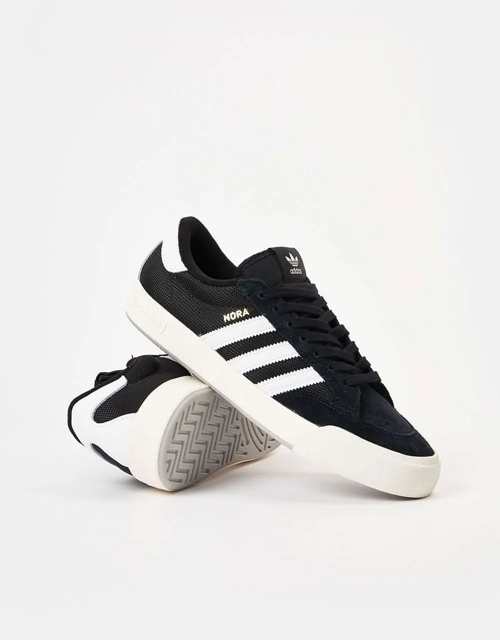 adidas Nora Skate Shoes - Core Black/White/Grey