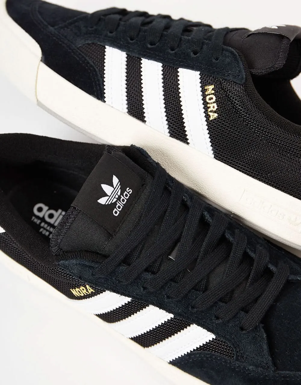 adidas Nora Skate Shoes - Core Black/White/Grey