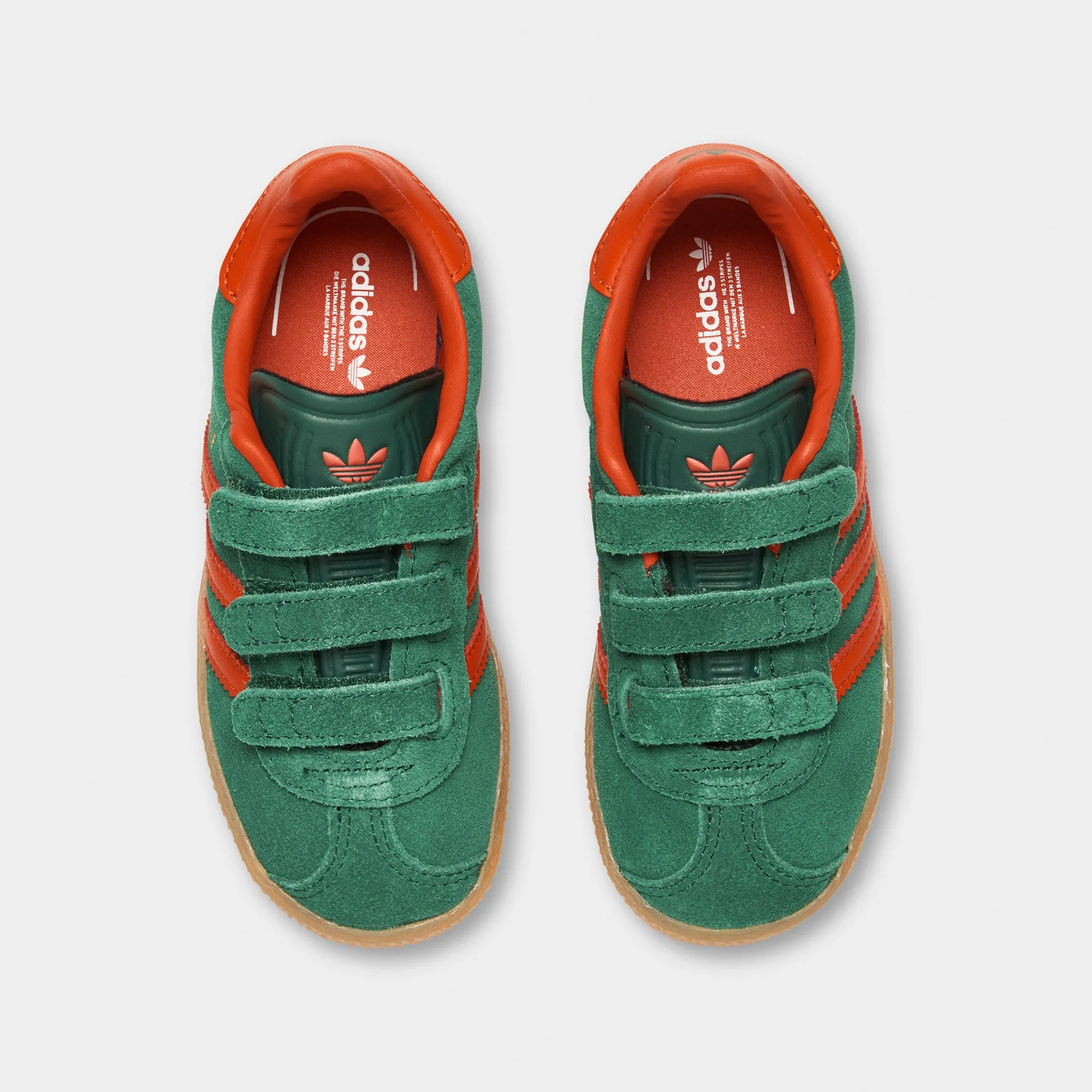 adidas Originals Infants' Gazelle Collegiate Green / Preloved Red - Gum