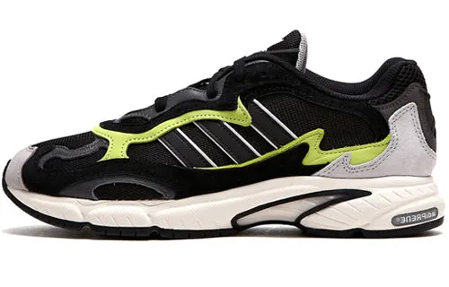 Adidas Originals Temper Run Lifestyle Unisex Sneakers, Black/Yellow