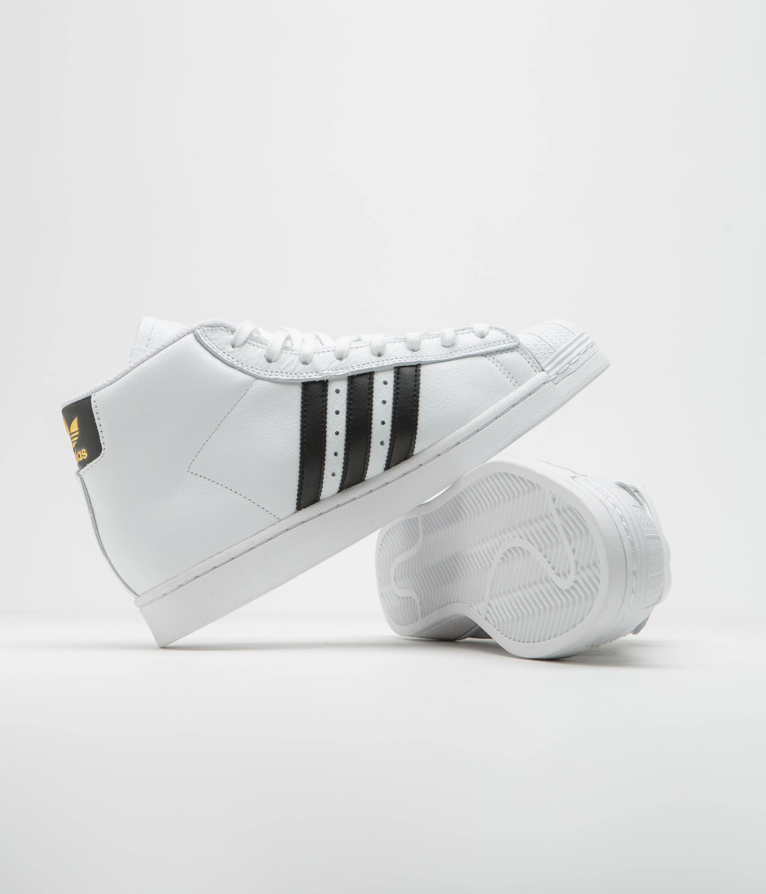 Adidas Pro Model ADV Shoes - FTWR White / Core Black / Gold Metallic