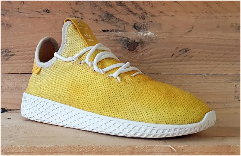 Adidas Tennis HU Pharrell Low Trainers UK4/US4.5/EU36.5 DA9617 Holi Yellow/White