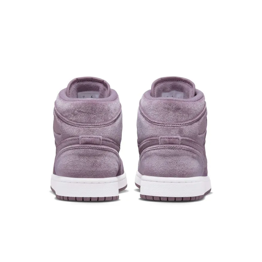 Air Jordan 1 Mid SE Women's Shoes 'Purple Smoke/White'