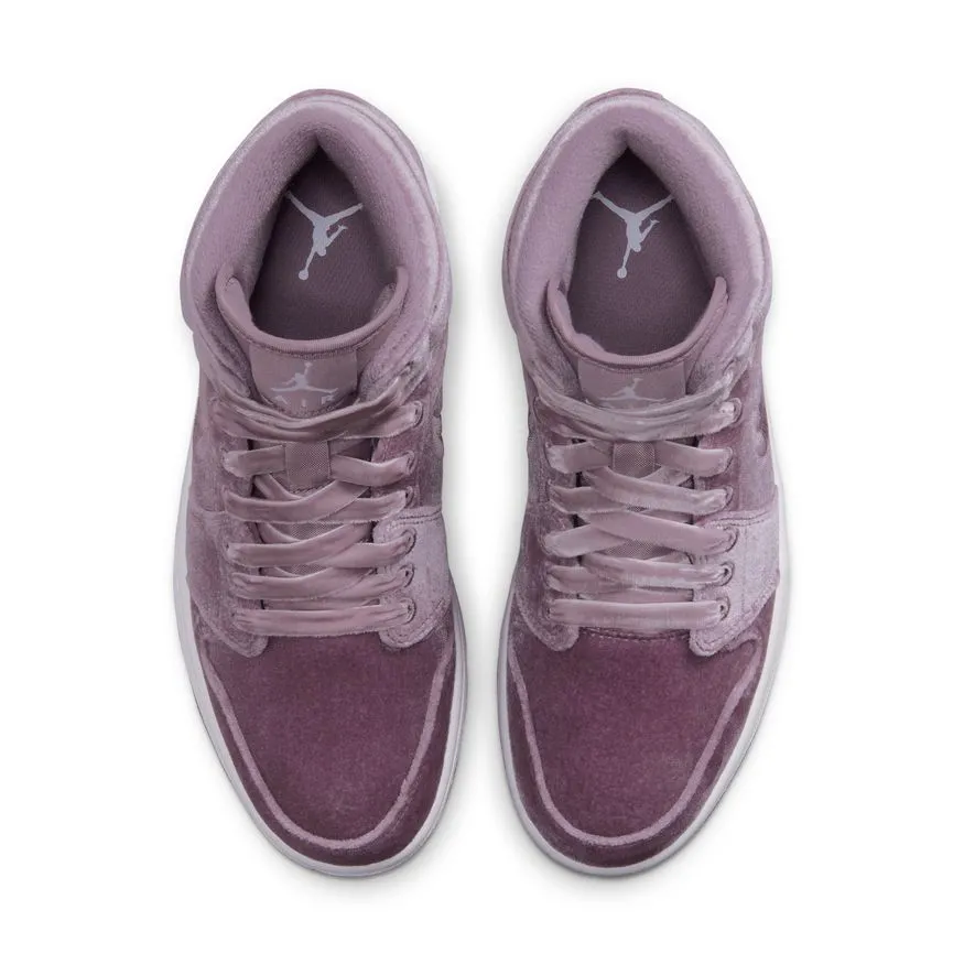 Air Jordan 1 Mid SE Women's Shoes 'Purple Smoke/White'