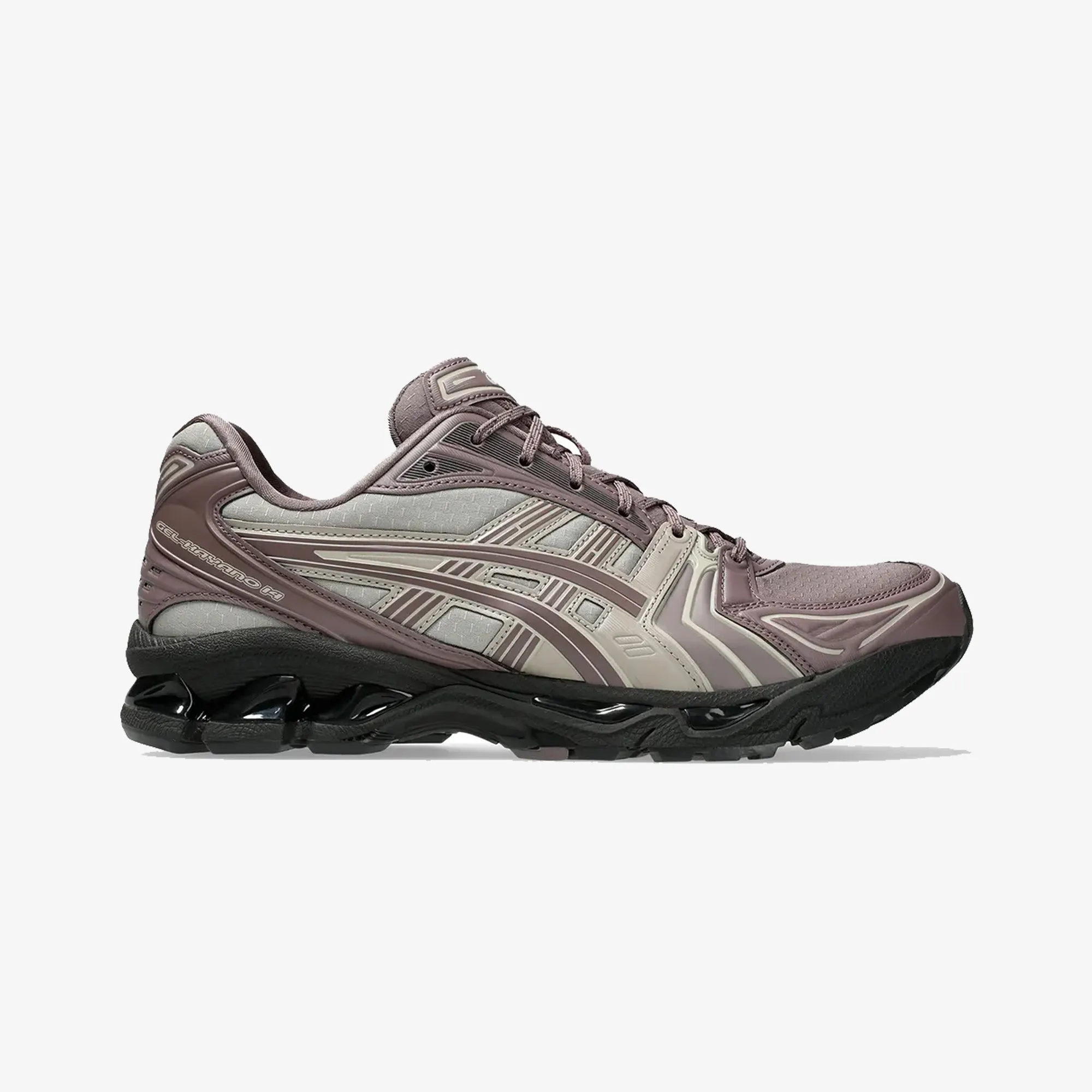 ASICS | GEL KAYANO 14 SNEAKERS { WHITE SAGE/GRAPHITE GRAY