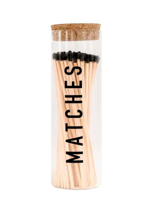 Black Tip Hearth Matches - 80 Count, 7"