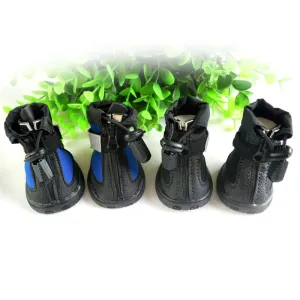 Blue Non-Slip Winter Reflective Boots Big Dog Shoes