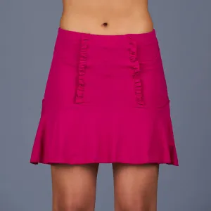 Boho Luxe Sai 15" Skort (fuchsia)