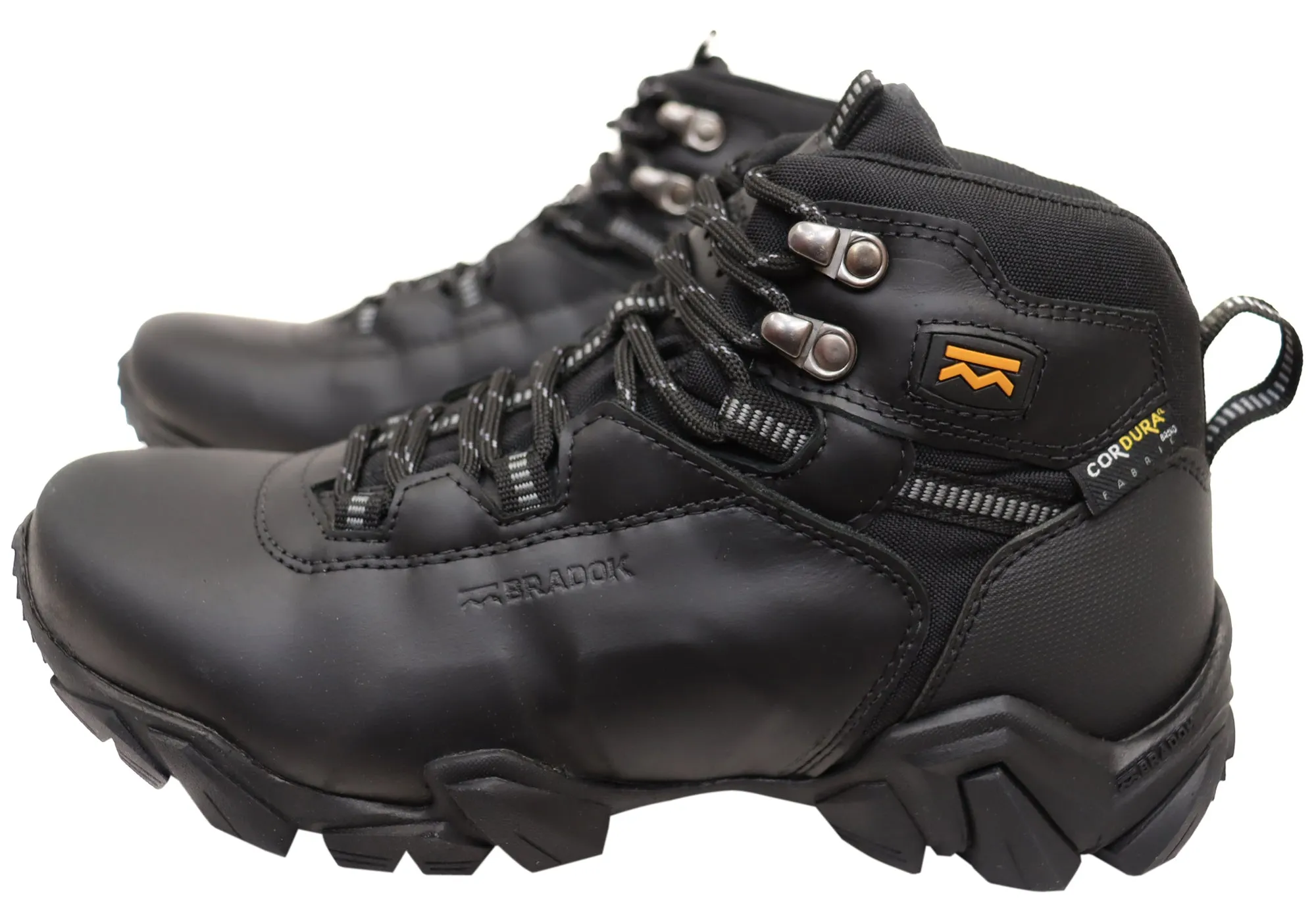 Bradok Trex Mens Comfortable Leather Hiking Boots Made In Brazil