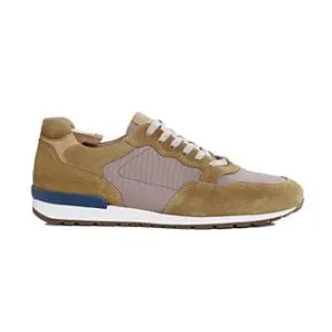 Camel Suede Leather Trainers - CANBERRA II