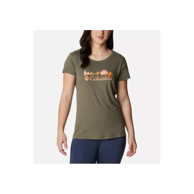 Camiseta Columbia Daisy Days Graphic (Stone Green Heather) Mujer