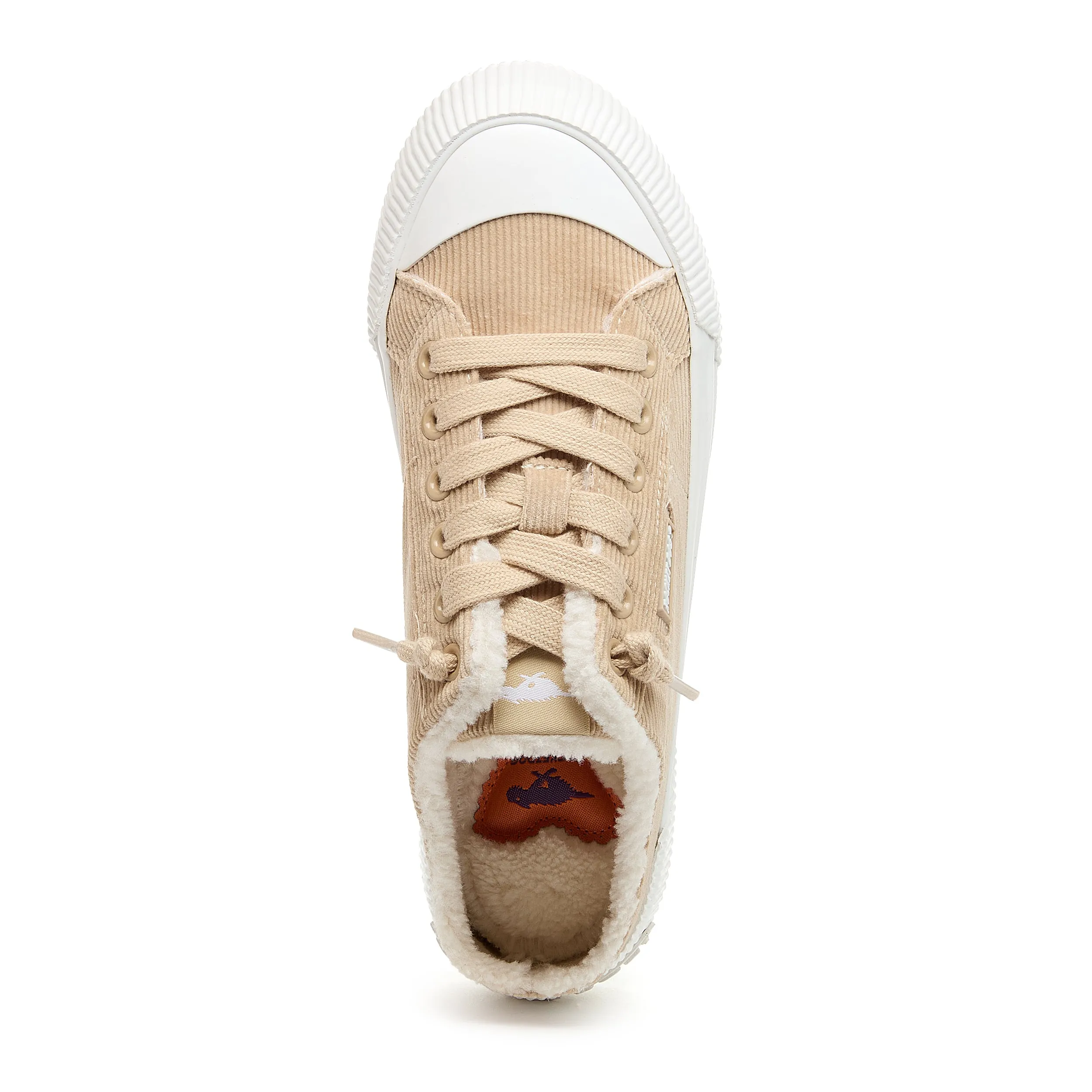 Cheery Natural Corduroy Mule Sneaker