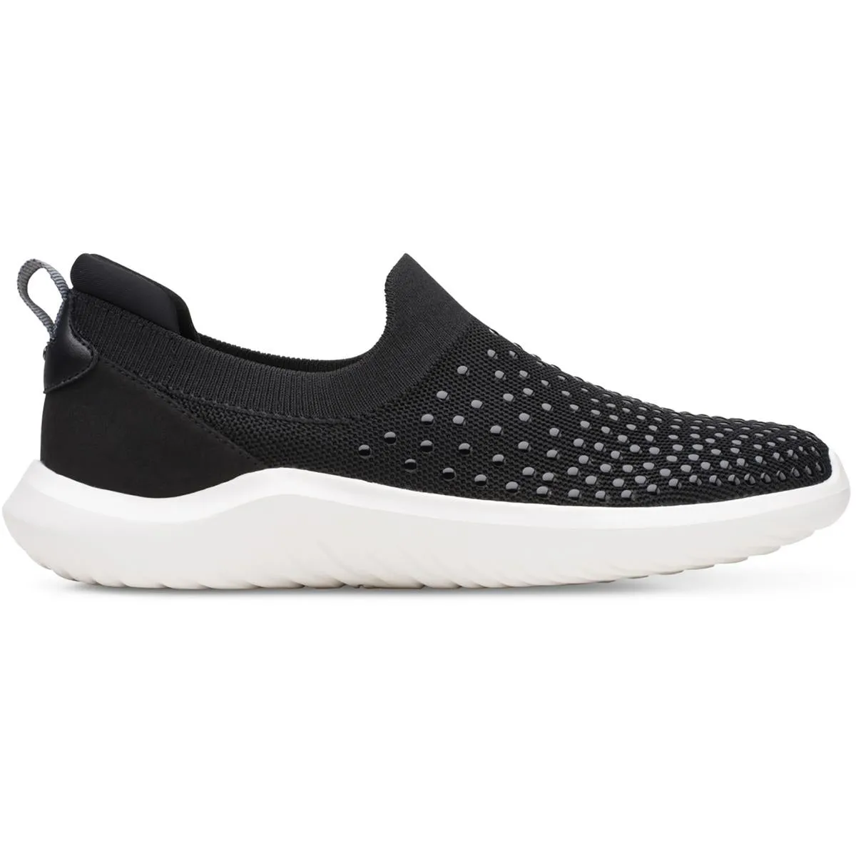 Cloudsteppers by Clarks Womens Nova Grove Lifestyle Studded Slip-On Sneakers