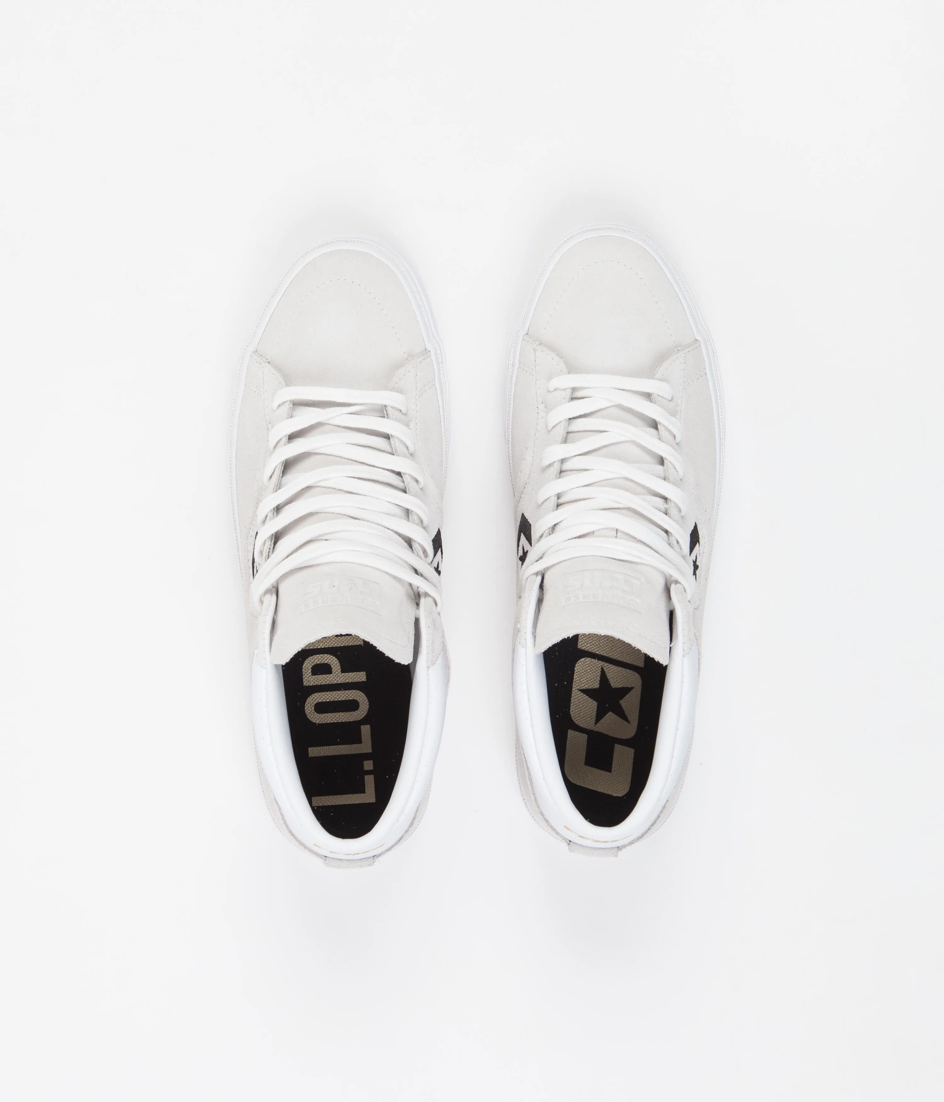 Converse Louie Lopez Pro Mid Shoes - White / Black / White