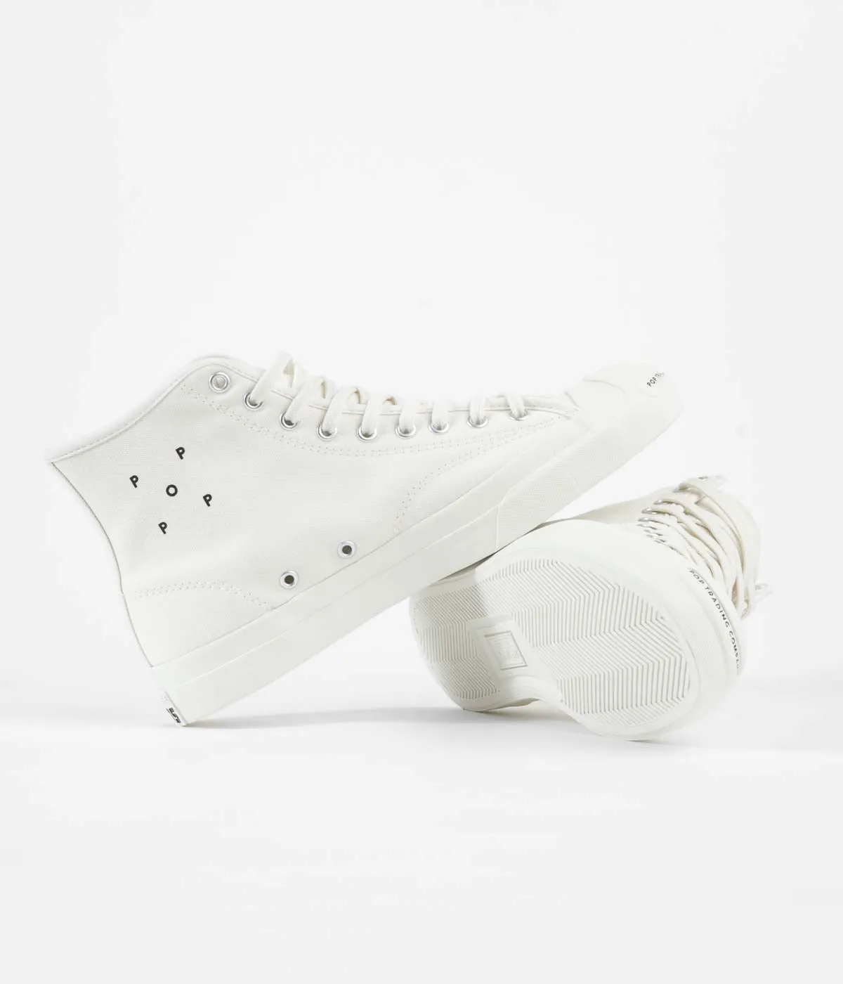 Converse x Pop Trading Company x Miffy JP Pro Hi Shoes - Egret / Black / Egret