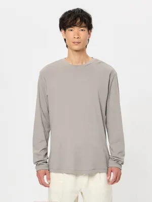 Cotton Covered Yarn Smooth L/S T-shirt