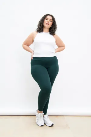 Curve Everyday High Waisted Leggings - Forest Green