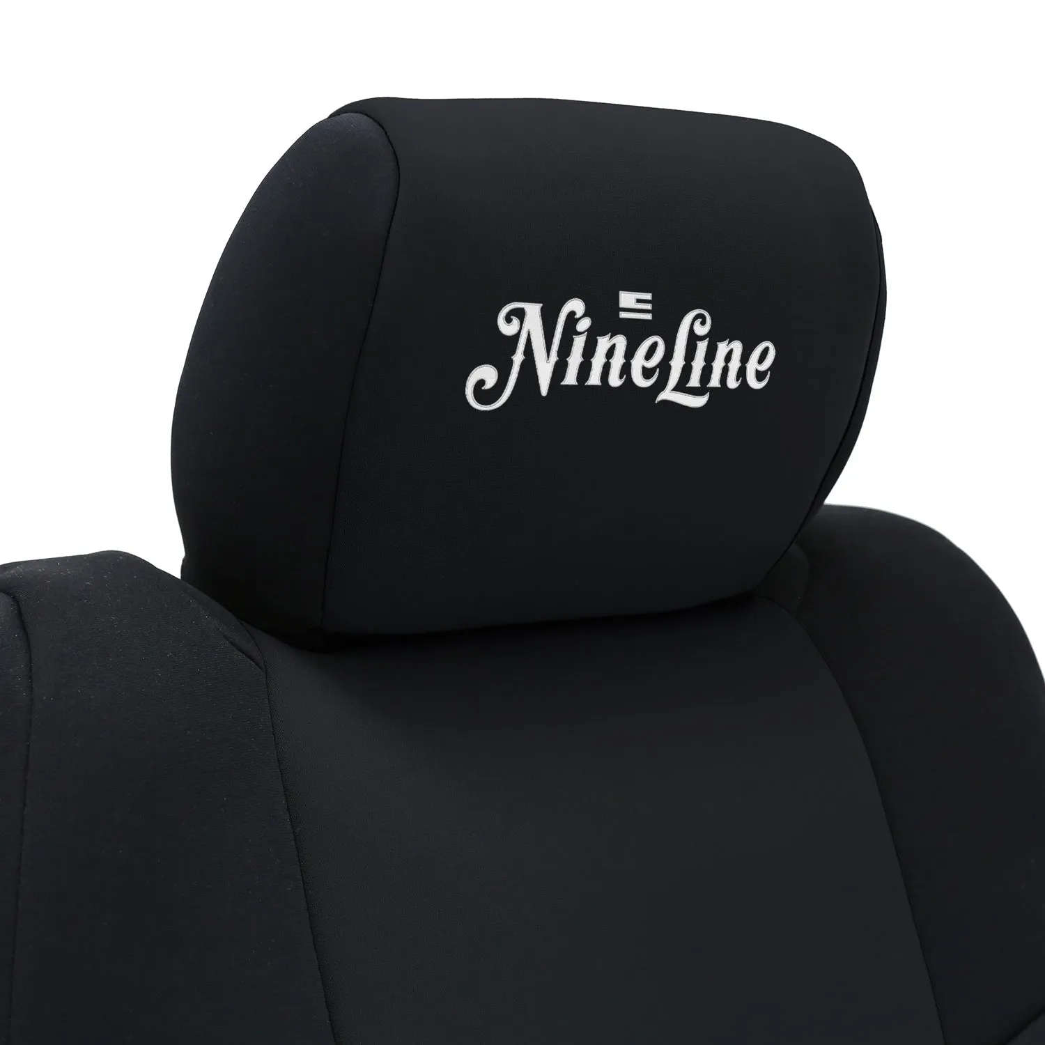 Custom Seat Cover Neosupreme Black With Nine Line Logo