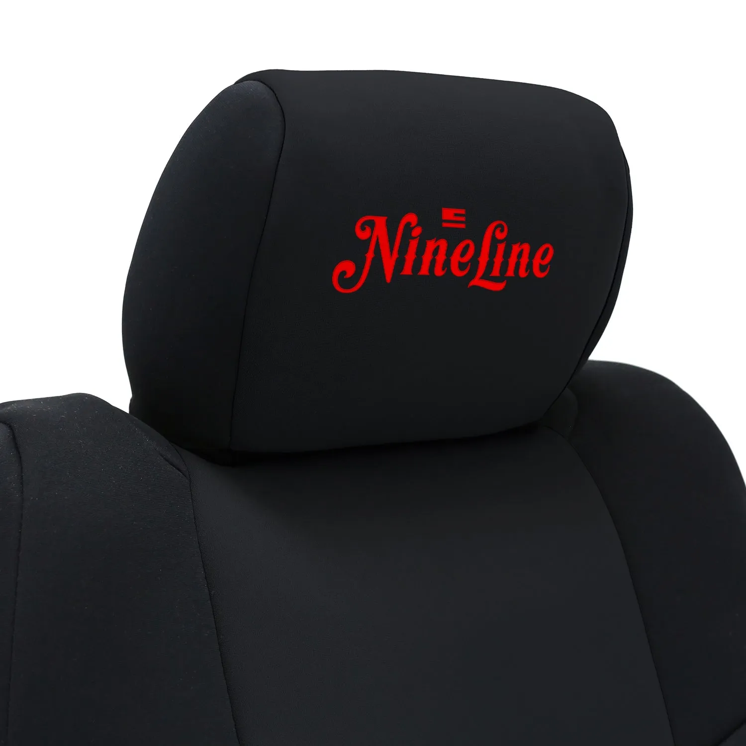 Custom Seat Cover Neosupreme Black With Nine Line Logo