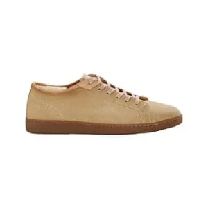 Dark Beige Suede Men&#039;s Trainers - MILANESIA