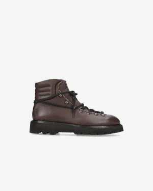 Dark brown nodik leather boots