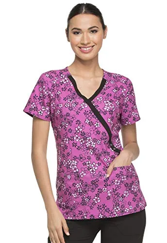 Dickies DK714 Mock Wrap Scrub Top