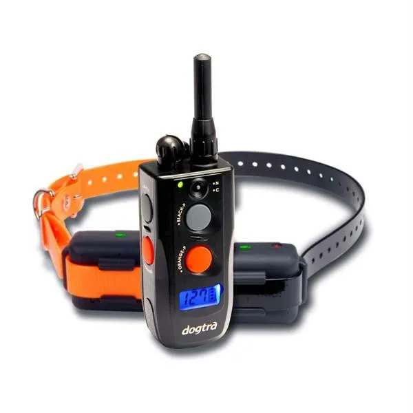 Dogtra Platinum 1-2 Mile 2 Dog Remote Trainer Black - Orange