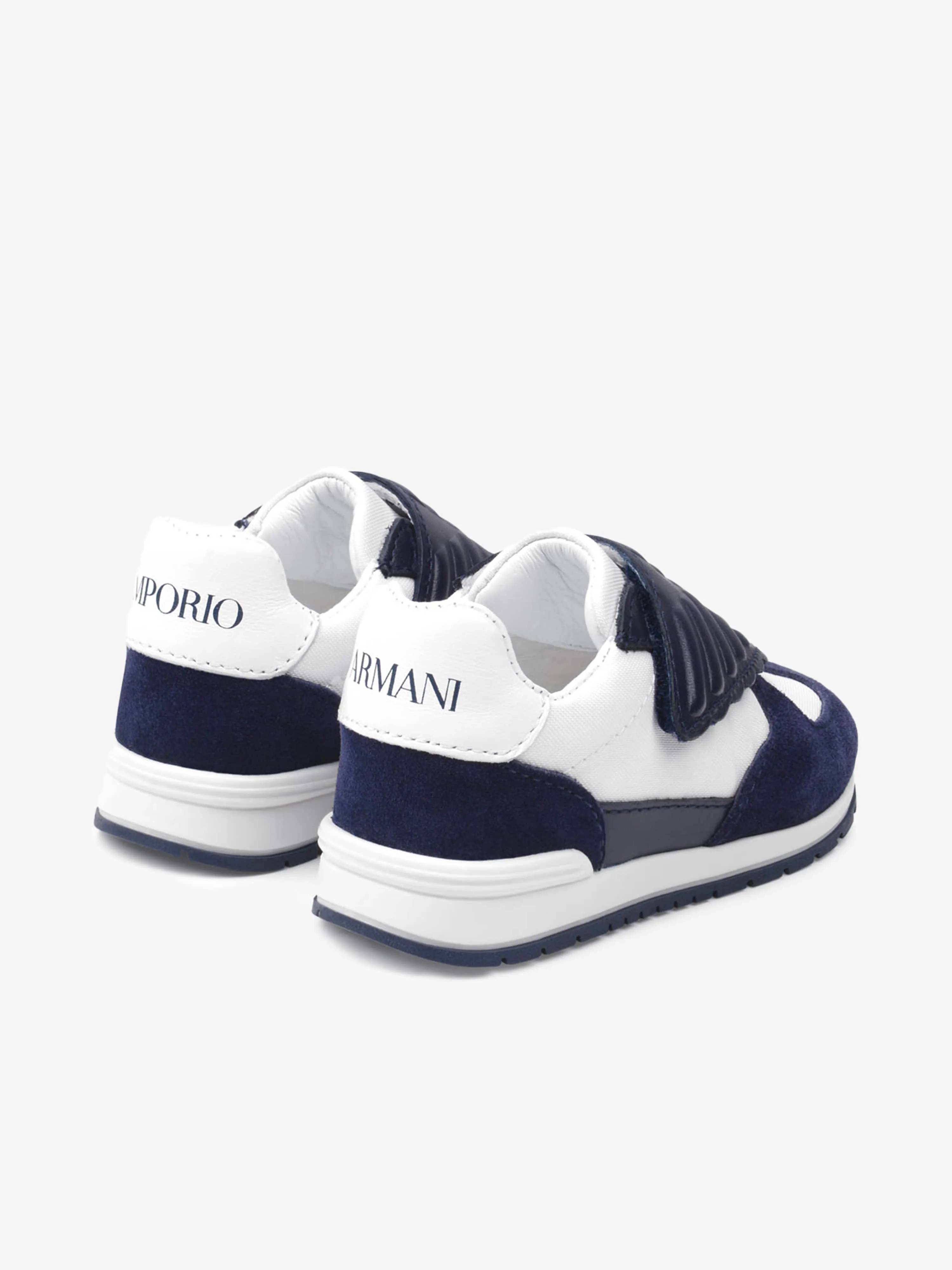 Emporio Armani Boys Trainers & White Logo Trainers