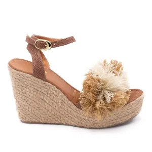 Espadrille Wedge Silvia Cobos Mambo Beige