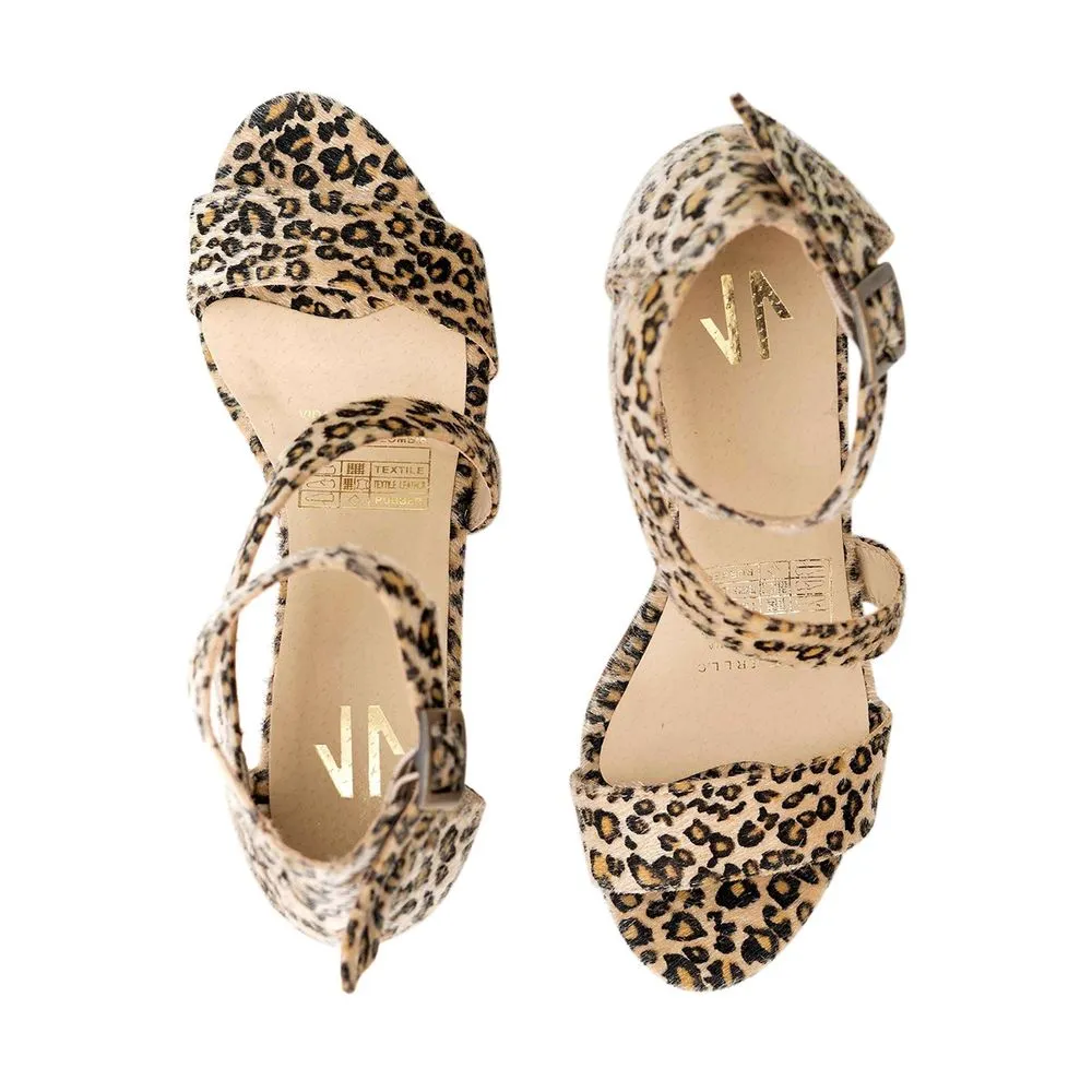 Espadrille Wedges Silvia Cobos Tropical Cheetah Print