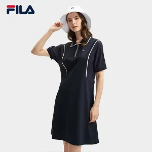 FILA CORE LIFESTYLE MODERN HERITAGE DNA-FRENCH CHIC Women Dress (Navy)