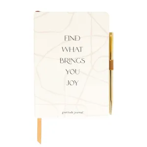 'Find What Brings You Joy' Gratitude Journal