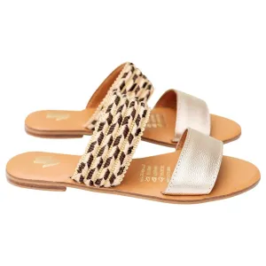 Flat Sandals Silvia Cobos Conga Gold