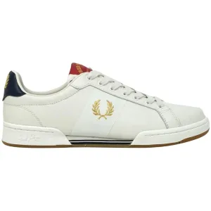 Fred Perry B1258 162 White Leather Trainers