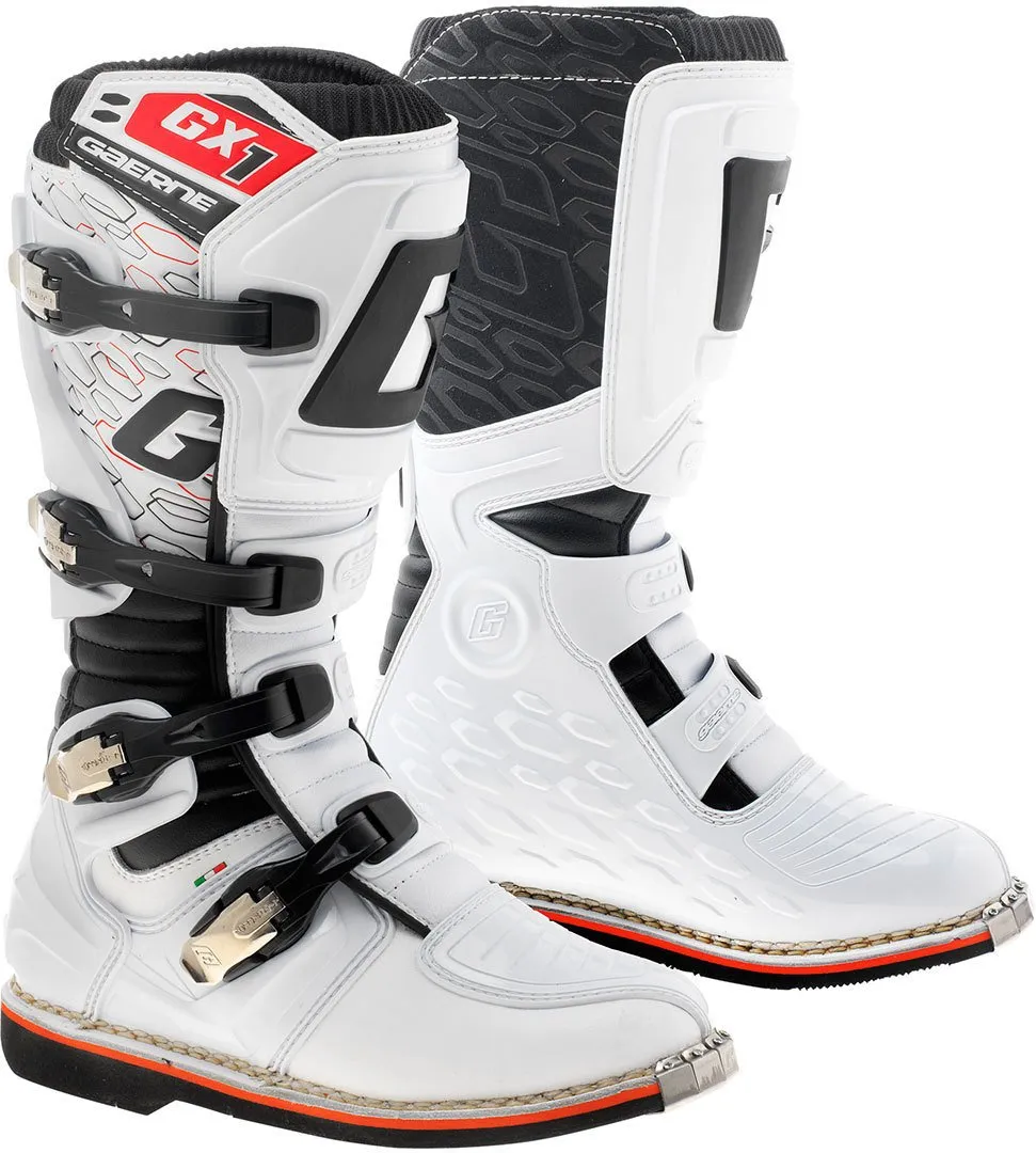 Gaerne GX-1 Goodyear motocross boots, white