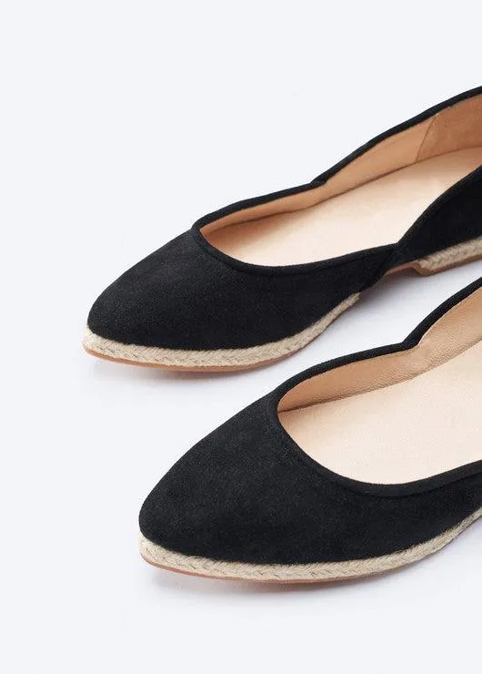 Garvet Suede Women's Espadrille Flats